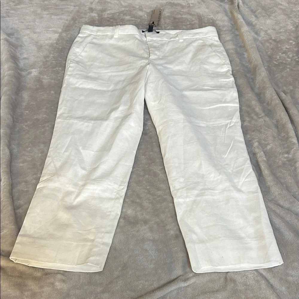 NWT banana republic Avery linen blend pant